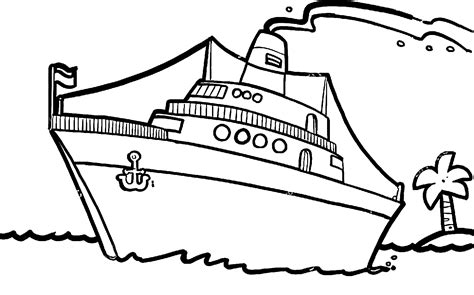 nautical coloring pages  kids