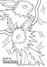 Coloring Pages Pokemon Eevee Eeveelutions Pikachu Printable Book Adult Anime Friends Pokémon Evolution Kids Drawing Print Colouring Getcolorings Collection Drawings sketch template