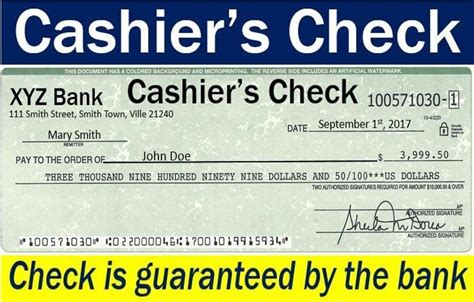 cashiers check definition meaning  examples market business news