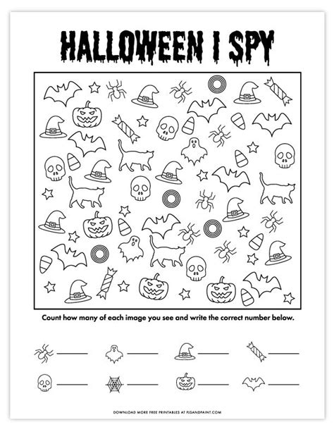 halloween printables games