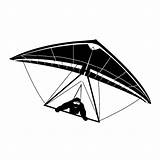 Glider Hang Drawing Gliding Silhouette Stickers 9cm Extreme Interesting Car Vinyl Silver Sports Loose Paintingvalley S9 1193 Decoration Drawings Getdrawings sketch template
