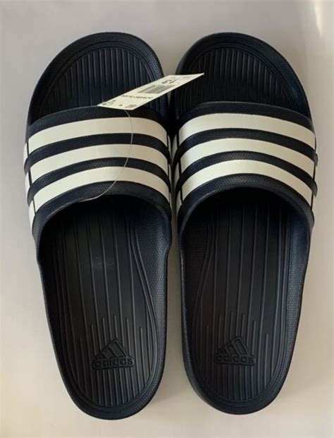 adidas duramo  size   sandal dark blue  sale  ebay