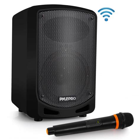pyle psbta compact portable bluetooth pa speaker karaoke sound