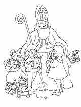 Nikolaus Nicholas Bischof Malvorlagen Nikola Sinterklaas Sveti Kleurplaten Sankt Biskup Malvorlage Krampus Weihnachten Apostoli Winter Nicola Sveci Basteln Myra Katehetski sketch template