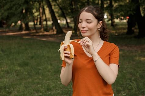 woman eat banana images search images on everypixel