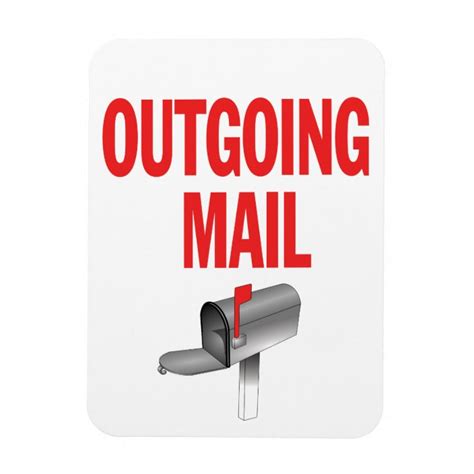 outgoing mail pickup magnet zazzlecom