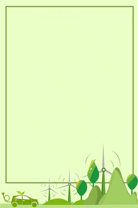 Creative Green Energy Charity Poster Background In 2021 Charity