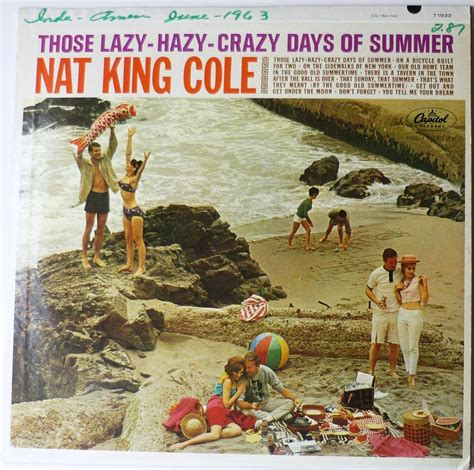 Those Lazy Hazy Crazy Days Of Summer Lp By Nat King Cole
