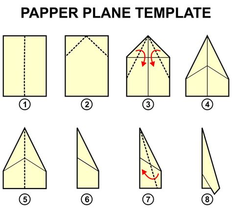 paper airplane designs printable printable templates