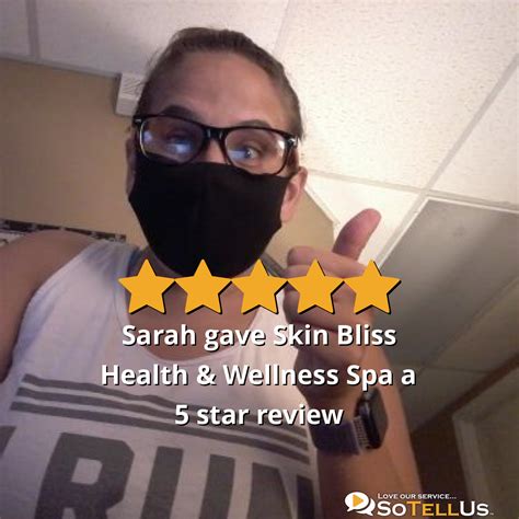 sarah p gave skin bliss  laser spa clinic aesthetics institute