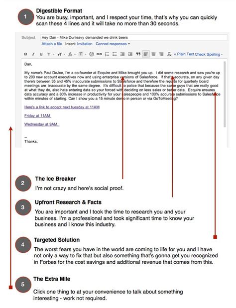 master  sales pitch   simple email write  email sales