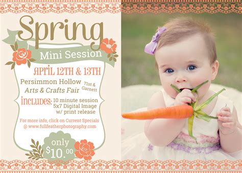 full feather photography spring mini sessions  persimmon hollow