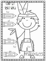 Thanksgiving Kindergarten Activities Coloring Pow Wow Indians Pages Grade Indian Little Printables Fun Choose Board sketch template