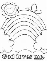 Coloring Pages Loves Sunday School Preschool Kids God Jesus Printable Bible Crafts Printables Heart Valentine Church Color Creation Sheets Activities sketch template