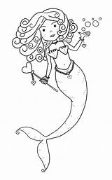 Sereias Sirena Desenhos Colorir Sirenas Sereia Bordar Tritones Digi Sobres Mermaids sketch template