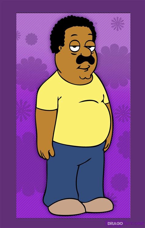 How To Draw Cleveland Brown From The Cleveland Show Step