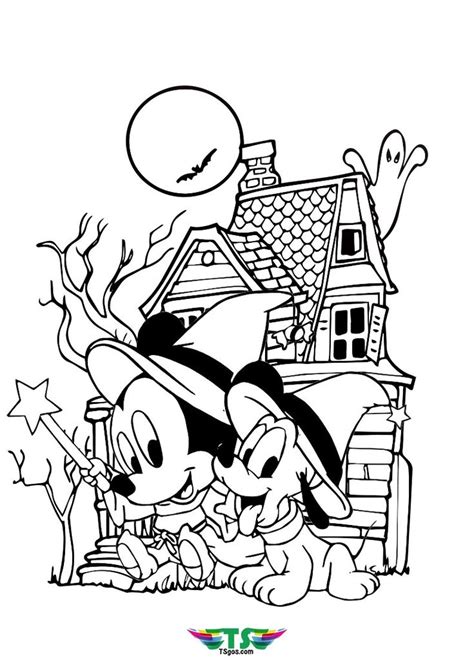 mickey  minnie mouse coloring pages