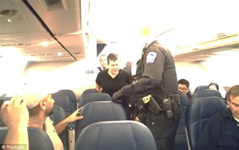 moment intoxicated woman was handcuffed delta flight after making
