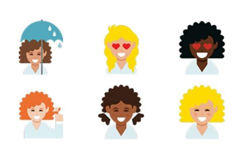 Over 100 New Emojis Are Coming Your Way Curly Hair Styles Curly Emoji