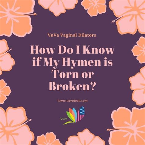 How Do I Know If My Hymen Is Torn Or Broken Vuva Blog – Vuvatech