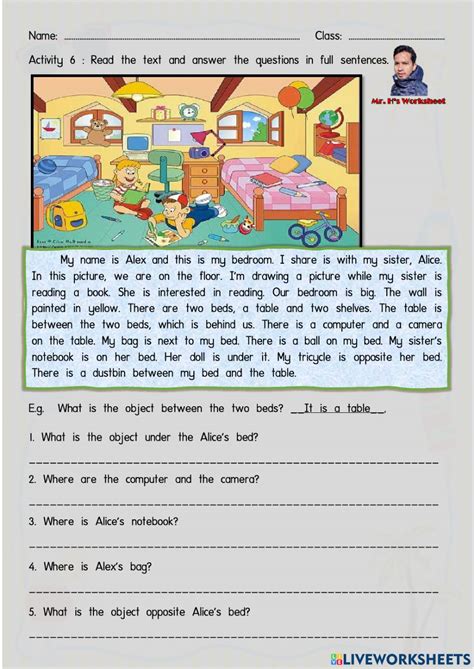 english year  starter lesson  worksheet
