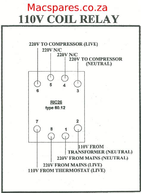 pin relay wiring diagram compressor