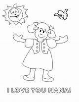 Coloring Pages Nana Mom Grandpa Happy Birthday Mommy Dad Color Clipart Kids Colouring Print Boyfriend Sheets Library Popular Coloringhome Say sketch template