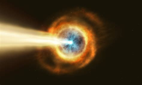 gamma ray burst produces   energetic light  recorded