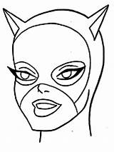 Coloring Cat Women Pages Catwoman Head Take Google Off Her Color sketch template