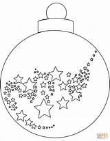 Coloring Christmas Ornaments Ornament Pages Printable Color Decoration Ball Line Drawing Colouring Tree Print Decorations Sheets Kids Paper Dot sketch template