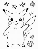 Pikachu Kolorowanka Pikaczu Pokeomon Pokémon Malvorlagen sketch template