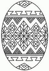 Pysanky Coloring Pages Getcolorings sketch template