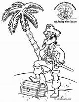 Treasure Chest Coloring Pages Pirate Getcolorings sketch template