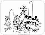 Friends Disneyclips Steamboat Minnie Willie Aloha Cool sketch template