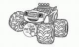 Blaze Coloring Pages Monster Truck Kids Printable Trucks Car Machines Transportation Sketch Funny Print Color Drawing Wuppsy Getdrawings Marvelous Brilliant sketch template