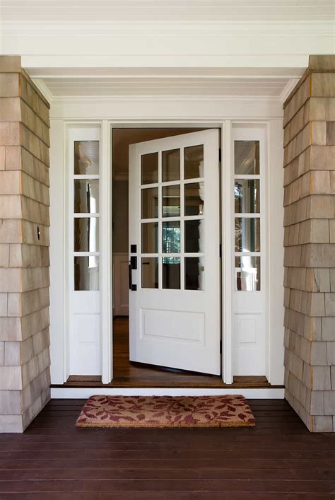 glass front doors proscons   types  choose   home