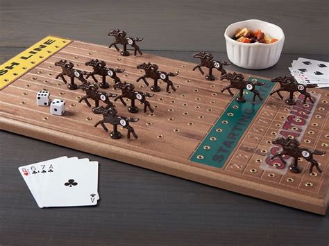 horse racing board game    board family fun wooden board