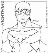 Nightwing Icemaxx1 sketch template