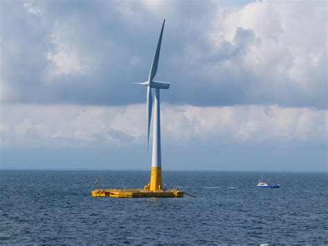 floatgen  floating wind turbine installed   french coast centrale nantes