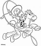 Toy Story Coloring Pages Jessie Terror Bullseye Para Colorear Imprimir Colouring Dibujos Disney sketch template