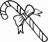 Candy Cane Coloring Pages Christmas Drawing Drawings Gingerbread Man Clip Printable Bow Canes Template Clipart Kids Decorating Line Hair Decoration sketch template