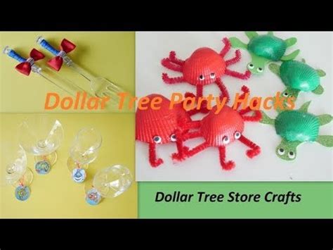 dollar tree party hacks party ideas decorations youtube