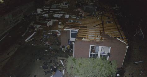 drone footage captures devastation  alabama tornado