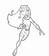 Teen Coloring Starfire Titans Pages Raven Go Titan Star Fire Jaal Library Clipart Deviantart Popular sketch template