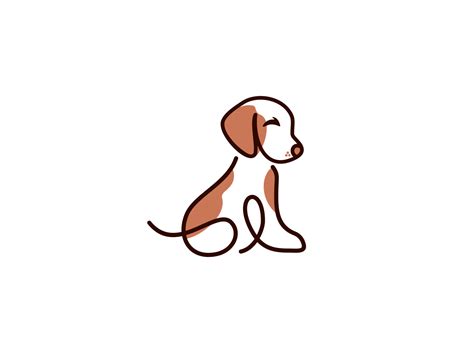 dog logo design  genetypeco  dribbble