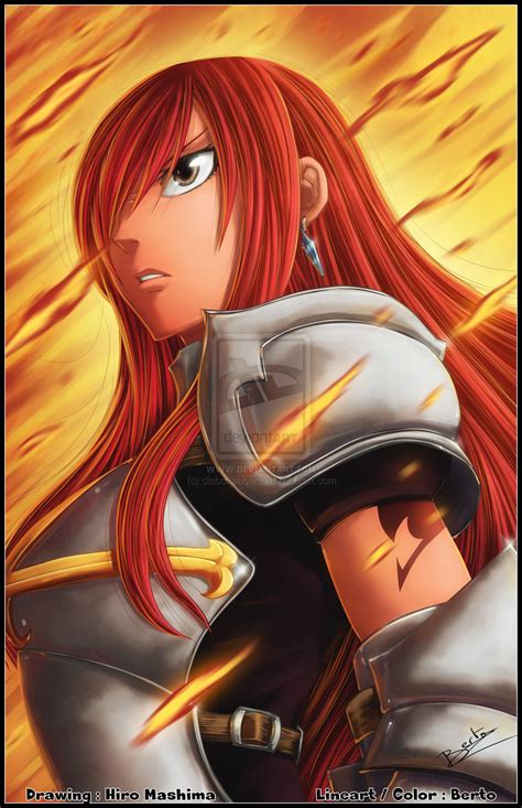 erza   monsters fairy tail  daily anime art