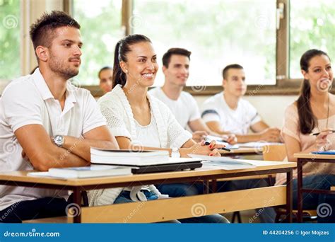 students listening   lecture stock photo image