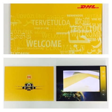 discover  small  compact   screen videopak  classic dhl yellow dhl designed