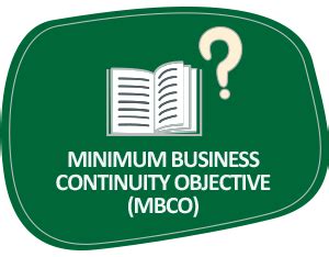 mbco  minimum business continuity objective