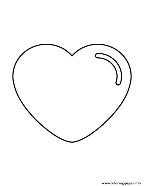 heart shape valentines day coloring pages printable